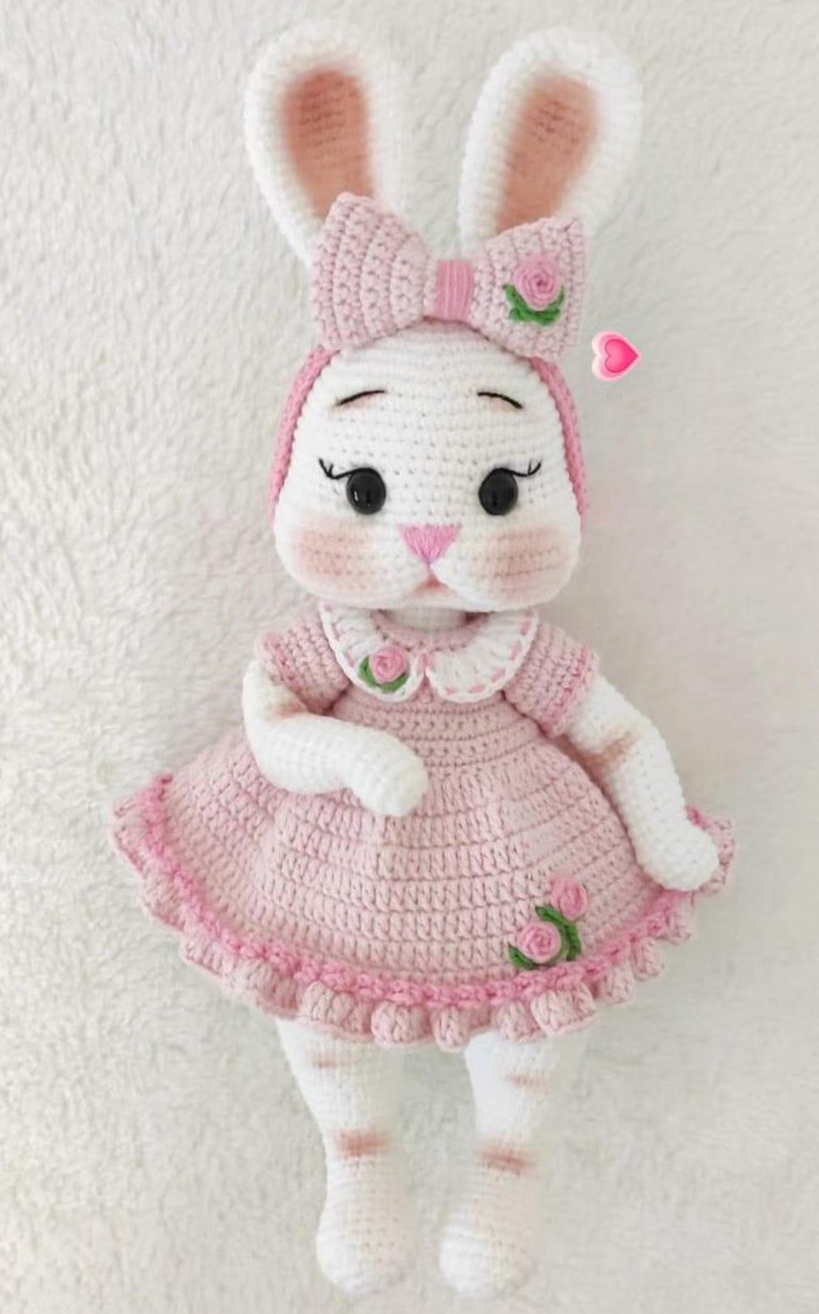 Detailed Easter Bunny Girl Crochet Pattern