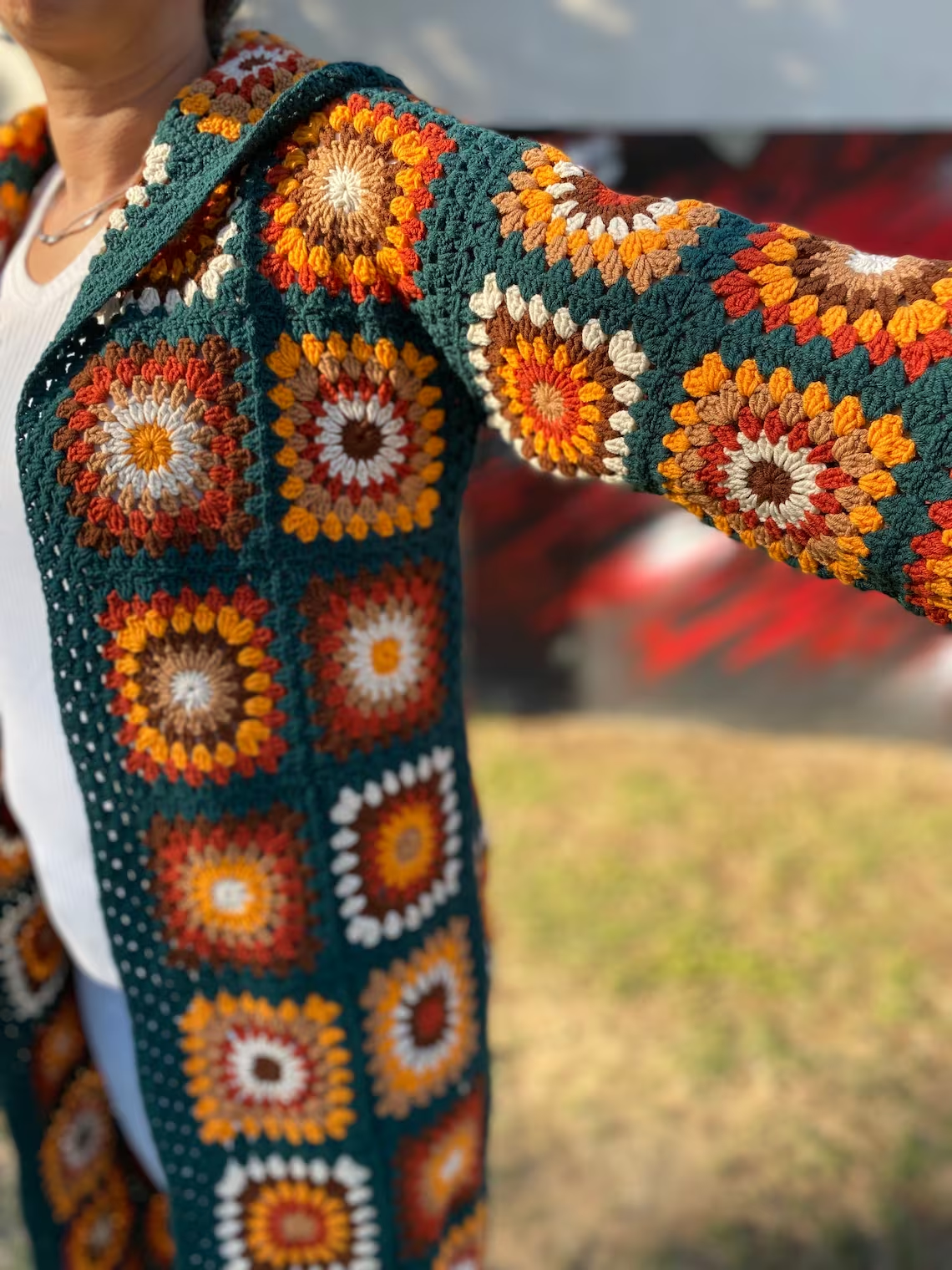 🧶 Make Your Own Cozy Boho Crochet Cardigan
