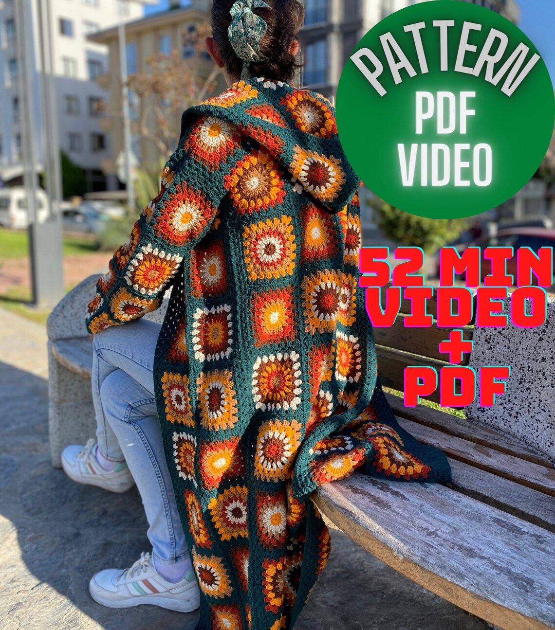 🧶 Make Your Own Cozy Boho Crochet Cardigan