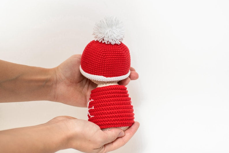 CROCHET PATTERN: Set of 3 Christmas Baby Amigurumi