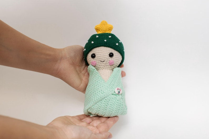 CROCHET PATTERN: Set of 3 Christmas Baby Amigurumi