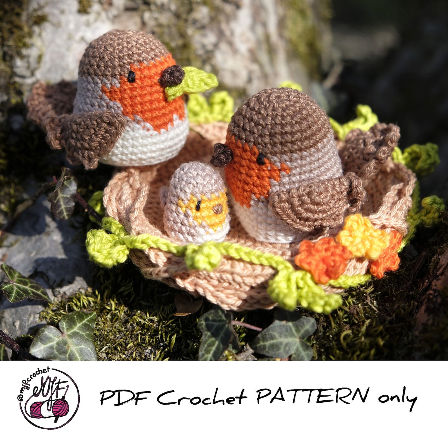ROBIN Family crochet PATTERN