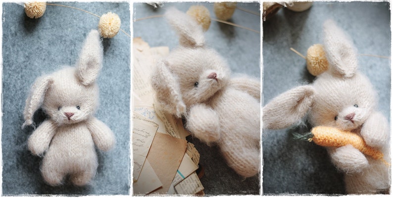 PATTERN PDF Rabbit knitting