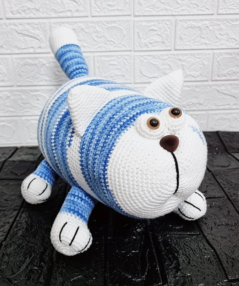 🐱 Fat & Cuddly Cat Crochet Pattern