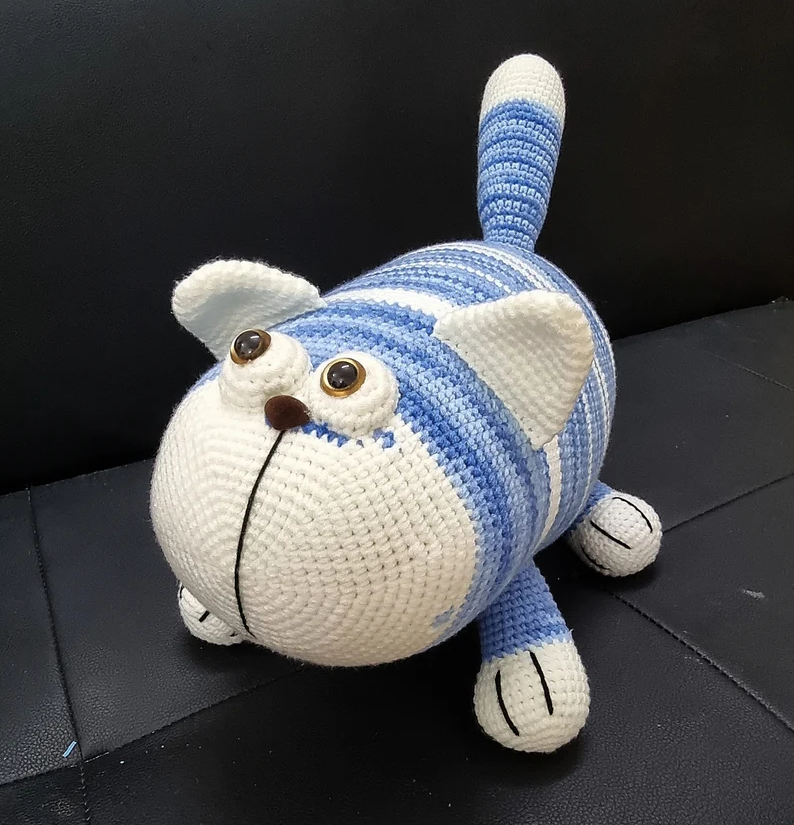 🐱 Fat & Cuddly Cat Crochet Pattern