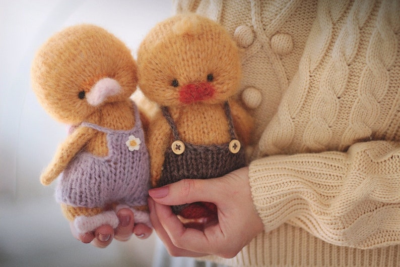 DUCKLING knitting PATTERN pdf