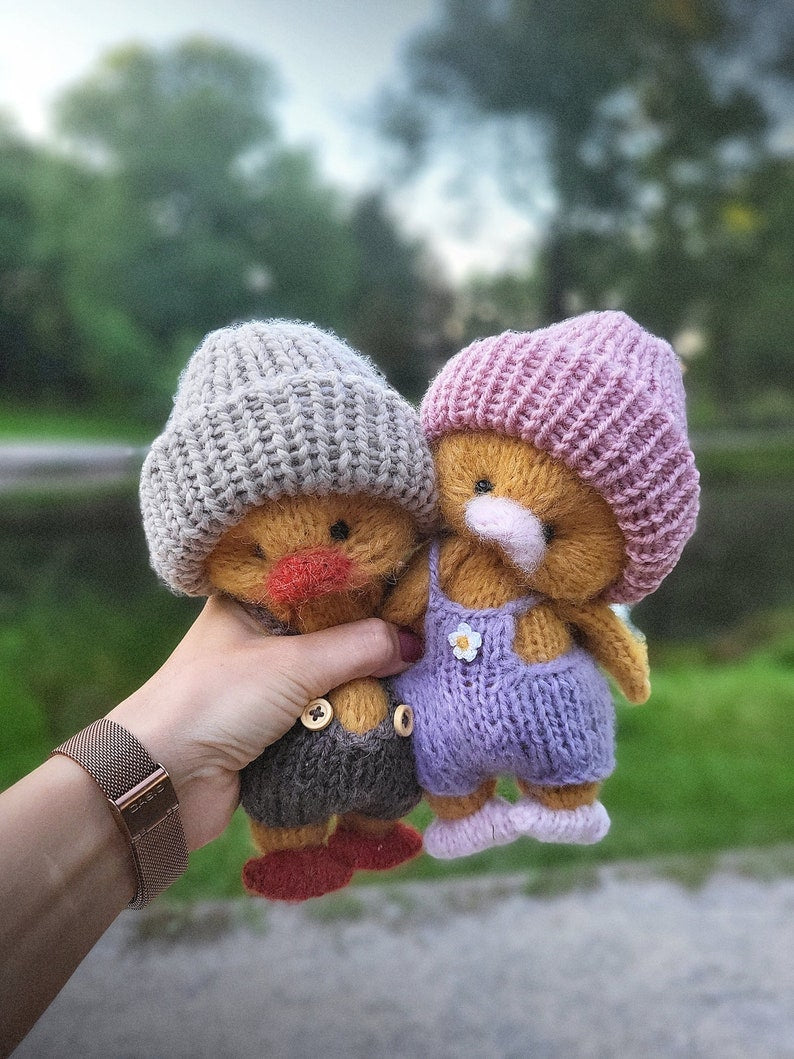DUCKLING knitting PATTERN pdf