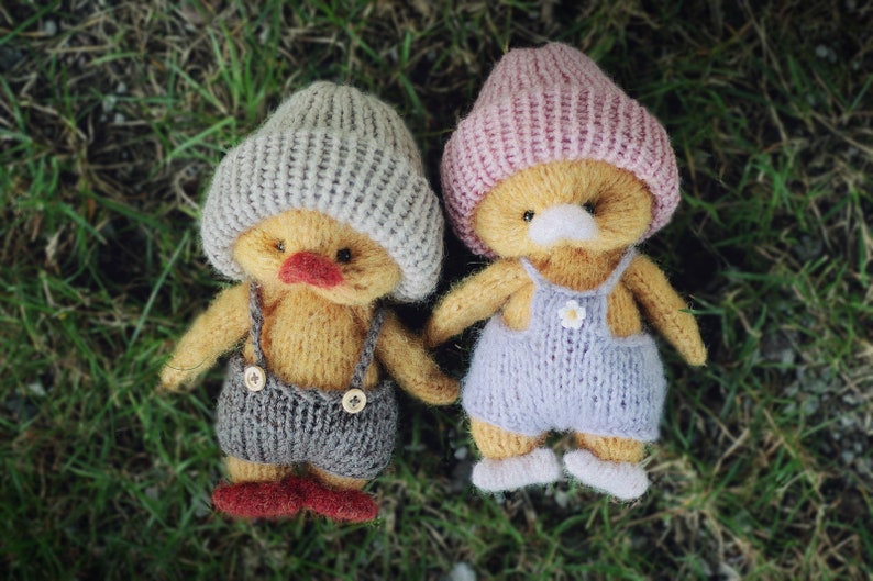 DUCKLING knitting PATTERN pdf