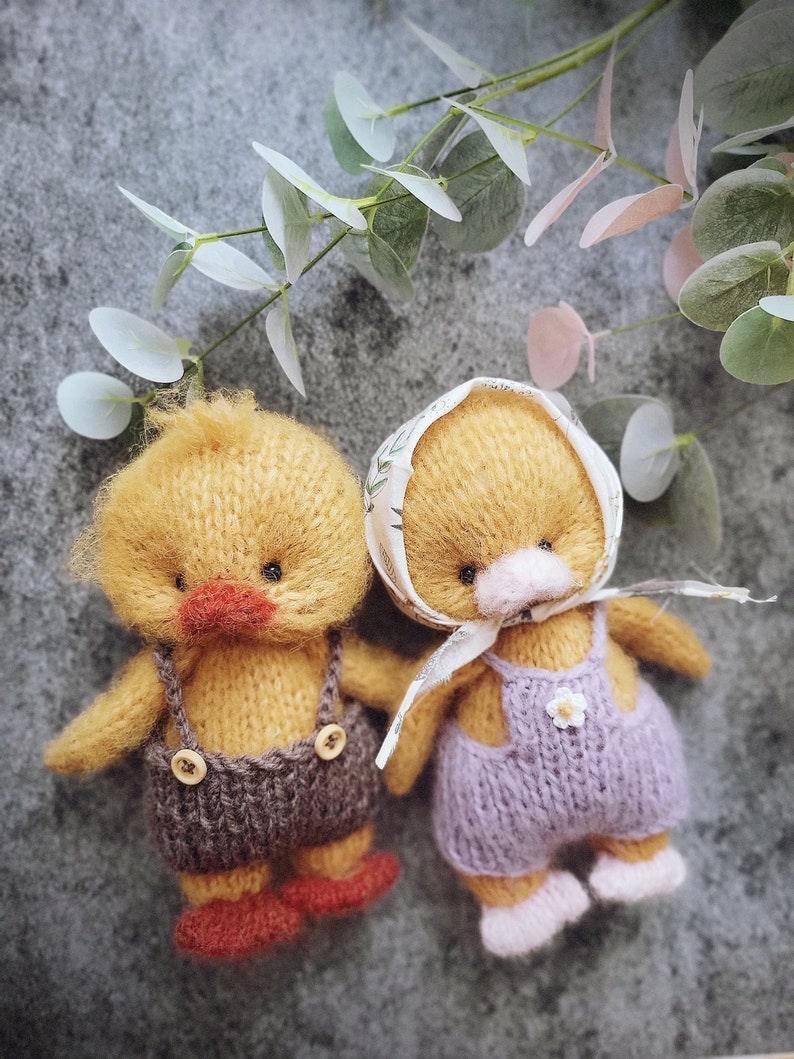 DUCKLING knitting PATTERN pdf