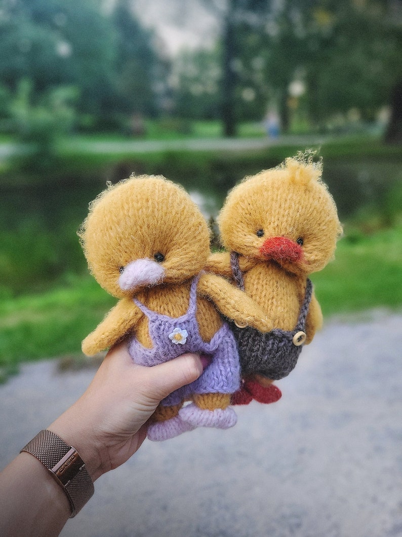 DUCKLING knitting PATTERN pdf