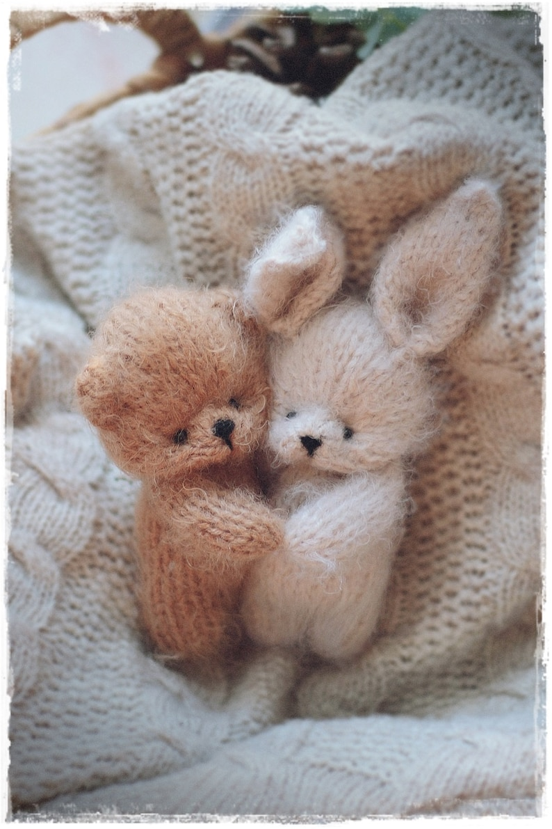 Little Bear & Bunny Knitting Pattern
