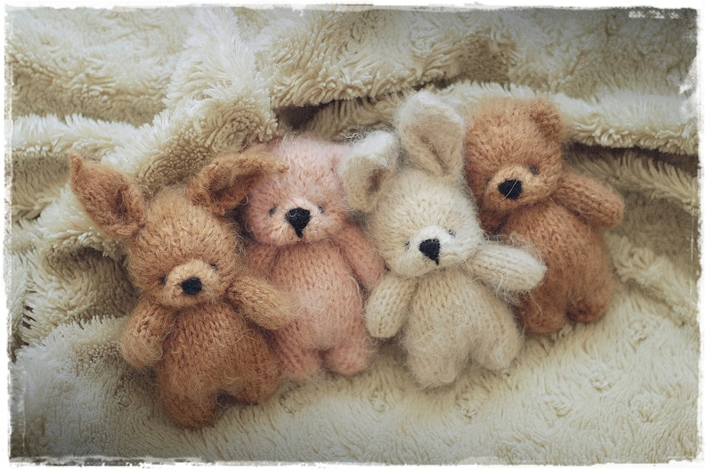 Little Bear & Bunny Knitting Pattern