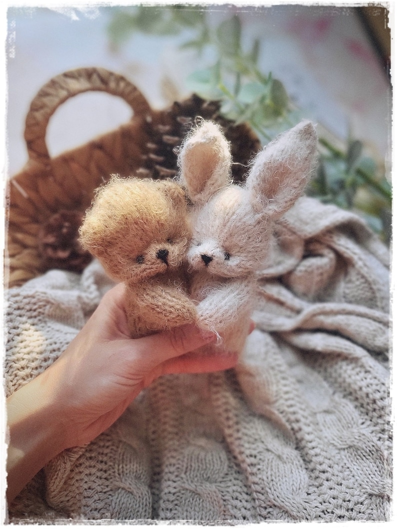 Little Bear & Bunny Knitting Pattern