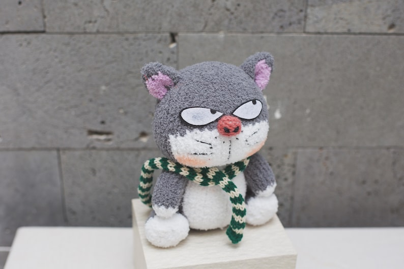 Benny Cat Knitting Pattern