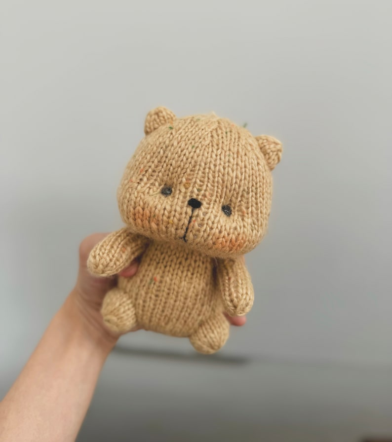 Bear Brown Knitting Pattern