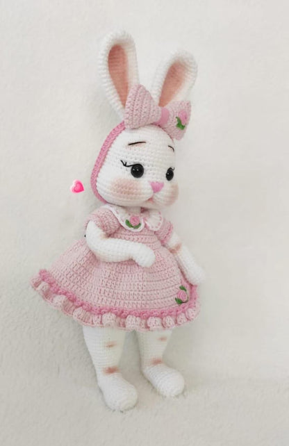 Detailed Easter Bunny Girl Crochet Pattern