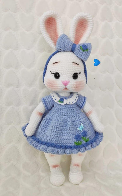 Detailed Easter Bunny Girl Crochet Pattern