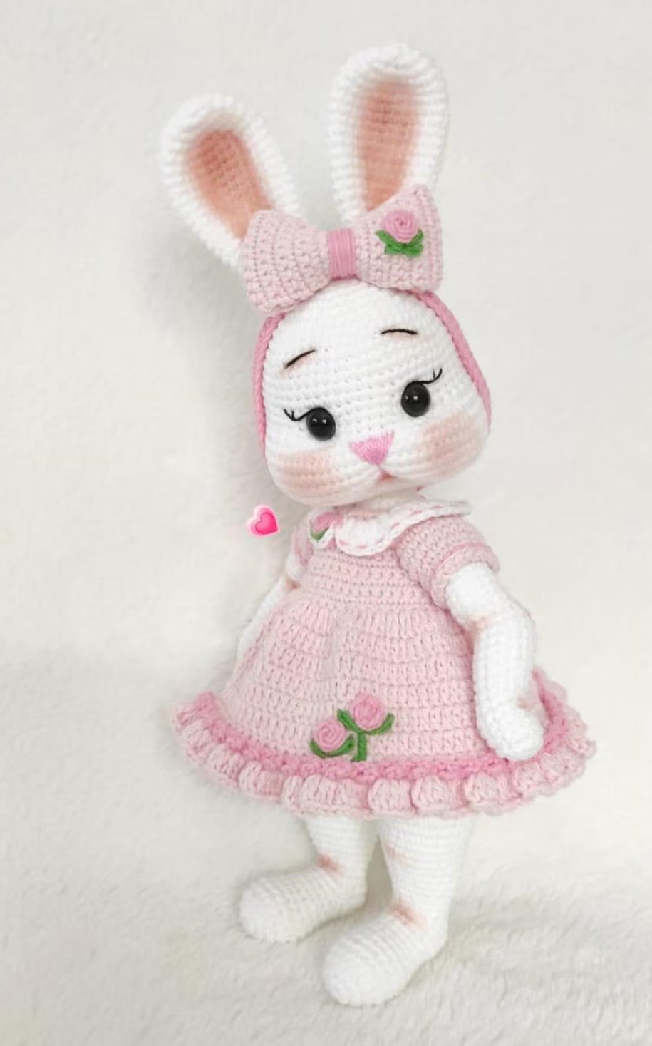 Detailed Easter Bunny Girl Crochet Pattern
