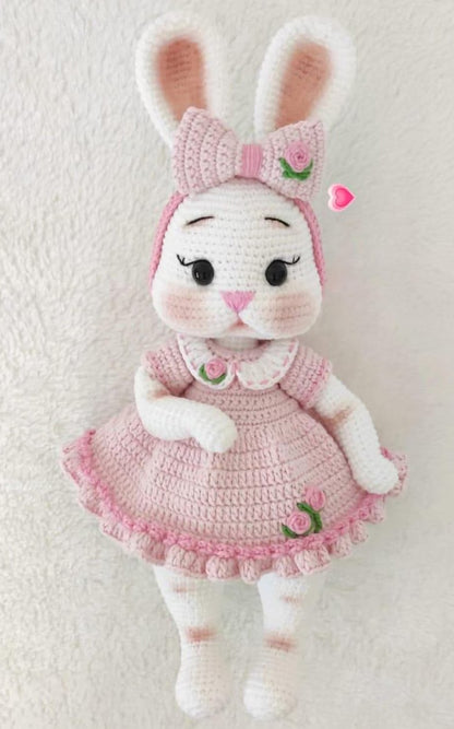 Detailed Easter Bunny Girl Crochet Pattern