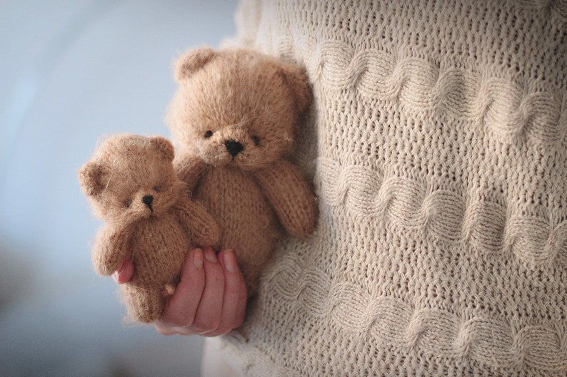 Cinnamon Teddy Bears knitting PATTERN