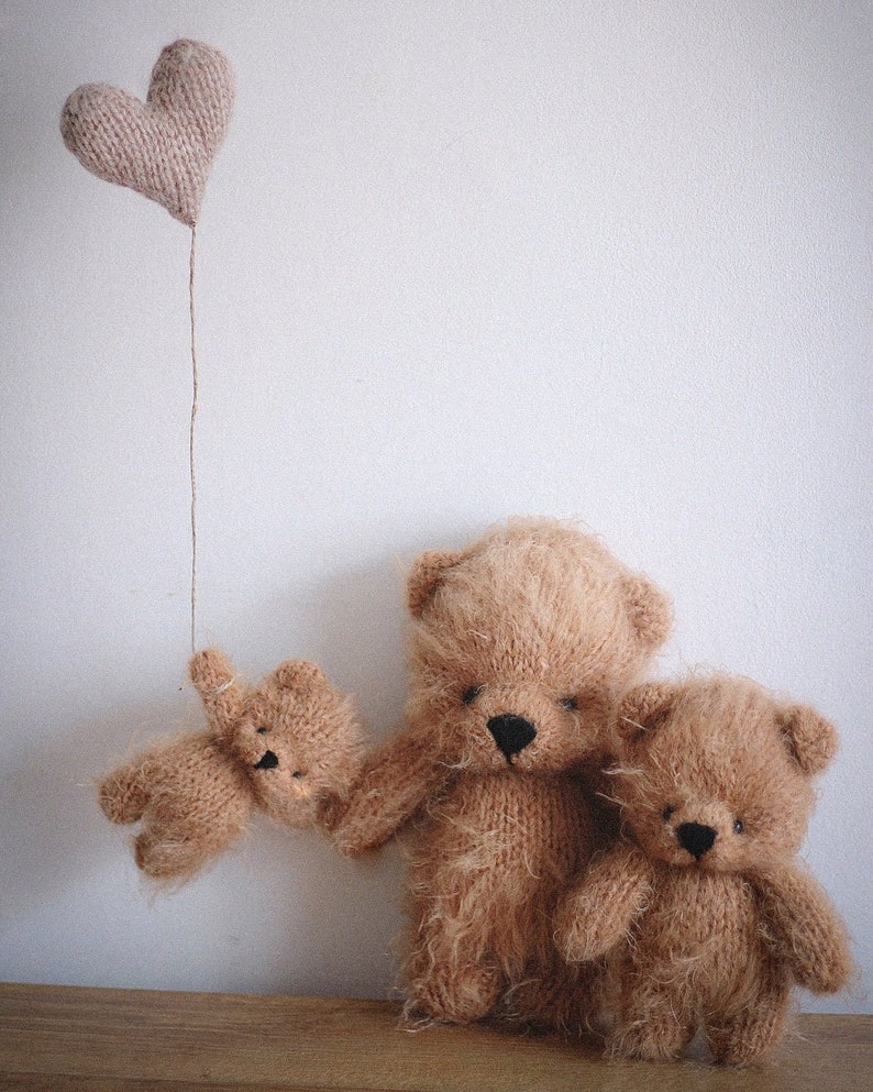 Cinnamon Teddy Bears knitting PATTERN