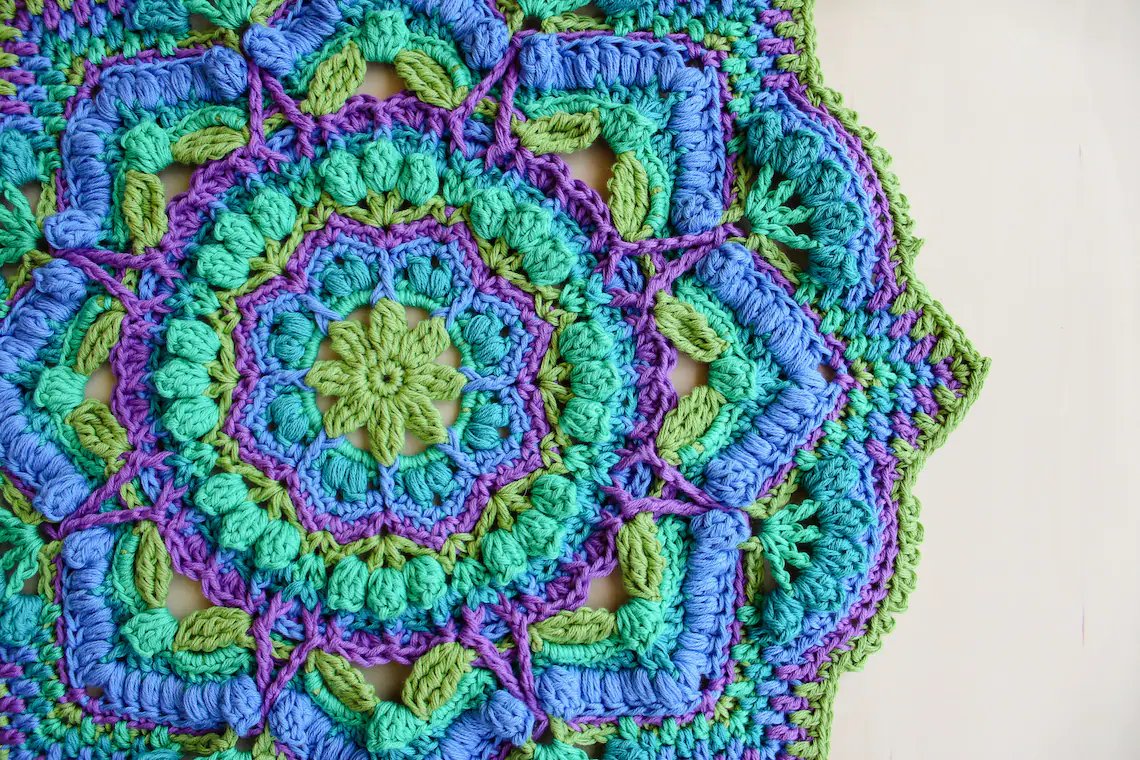 Salutations Mandala crochet Pattern