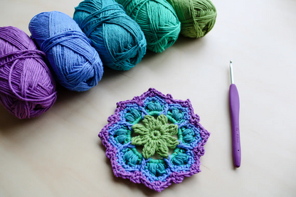Salutations Mandala crochet Pattern