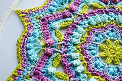 Salutations Mandala crochet Pattern