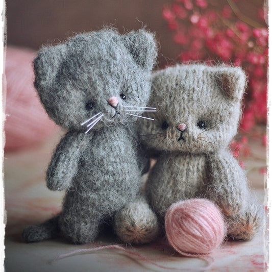 PATTERN PDF, Cat knitting,