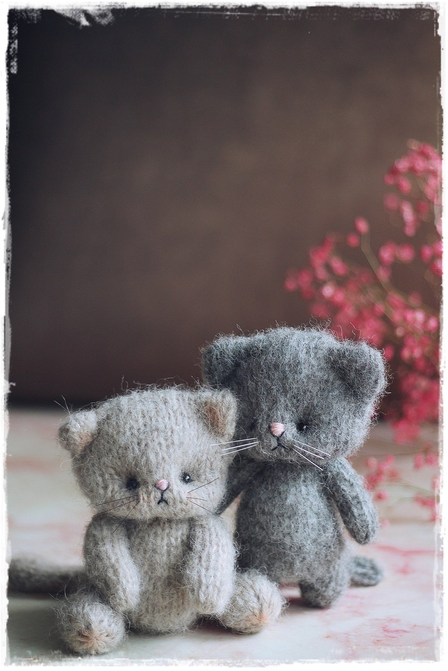 PATTERN PDF, Cat knitting,