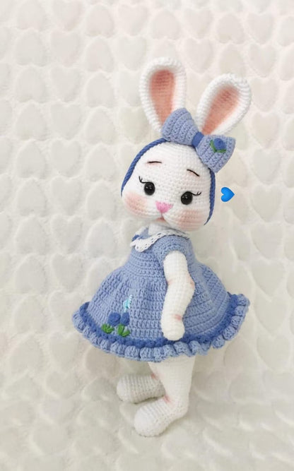 Detailed Easter Bunny Girl Crochet Pattern