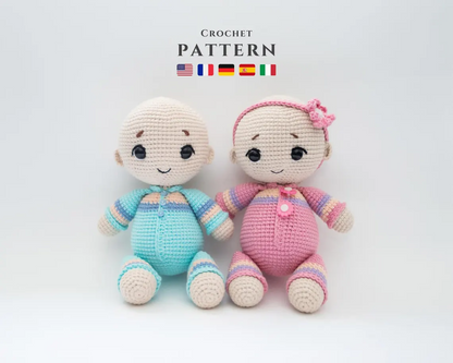 👶 Amigurumi Baby Dolls Crochet Pattern
