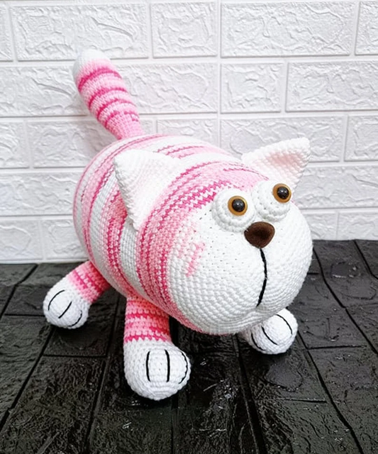 🐱 Fat & Cuddly Cat Crochet Pattern