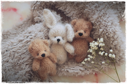 Little Bear & Bunny Knitting Pattern